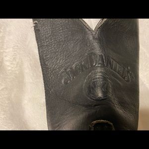 Genuine Leather “Jack Daniels” logo cowboy boots